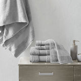 Cotton 6 Piece Bath Towel Set B03599322