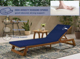 Outdoor Chaise Lounge Cushion, 72 in. x 21 in. x 3 in. Waterproof Fade-Resistant Patio Chair Pad for 33450251