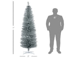 7 foot silver Christmas tree with bracket 78039552