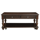 Modern Traditional Style Cocktail Table Lift Top Storage Shelf Espresso Finish Living Room Furniture B011P297496