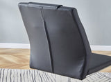 Modern Dining Chairs with Faux Leather Padded Seat Dining Living Room Chairs Upholstered Chair with W115181766