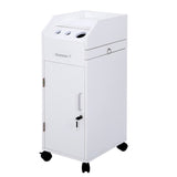 Hair Salon Storage Cart with Wheels & 3 Hair Dryer Holders & 4 Drawers & Lock & 2 Keys, Hairdressing 65337402