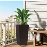 30 in Tall Large Flower Potser with Self-Watering Drainage Holes&Inner Trays Indoor Outdoor W3213P311470