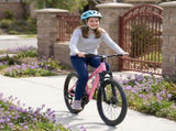 24 Inch Youth Mountain Bike with 7 Speeds & Front Suspension Durable Steel Frame, Alloy Rims & Disc W709P463455