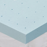 Hypoallergenic 3" Cooling Gel Memory Foam Mattress Topper with Removable Cooling Cover B03595142