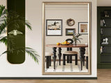 70" x 32" Gold Full Length Floor Mirror with PS Frame, Large Wall Mounted or Leaning Body Mirror for W2071P484407
