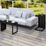 Versatile C-Shaped End Table Convertible Coffee Table 55279545