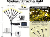6solar garden lights outdoor, firefly solar wind swing, IP4X waterproof solar outdoor 42471444