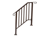 Copper Outdoor 2-Step Iron Handrail 53230346