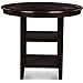 ZNTS 5-Piece Counter Height Dining Set, Ebony B046P147189