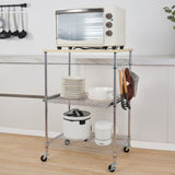 3-Tier Wire Rolling Kitchen Cart 27006087