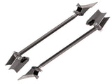 FIT For Weld On Triangulated 4 Link 2500 Bags Air Ride Suspension Kit Brackets 24'' Bars FIT for 92616572