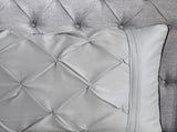 7-Piece Cal King 100% Polyester Pieced Pleated Tufted Comforter Set B035P463171