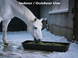 4-piece dual-purpose plastic livestock feed trough Suitable for daily feeding of horses, goats, 58024997