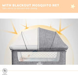 Baby Bassinet Bedside Sleeper 3 in 1 Bedside Crib, Adjustable Portable Bed for Infant/Baby/New born, 04813790
