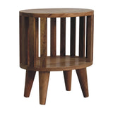 Artisan Furniture Solid Wood Ariella Single Shelf Nightstand B182P279315