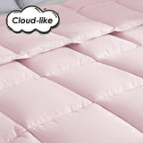 Pink comforter insert, soft and comfortable against the skin, suitable for all seasons, machine 73995774