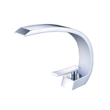 Chrome Bathroom Faucet,Faucet for Bathroom Sink, Single Hole Bathroom Faucet Modern Single Handle W1932P172285