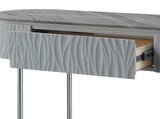 Yukino Gray High Gloss & Chrome Finish Sofa Table B2726P265752