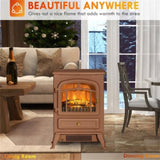 ZNTS Electric Fireplace Heater 15087052