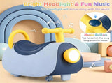 Toddler Smooth Gliding Scoot Car with T-Shaped Handlebar & Comfort Seat, 2 Universal 2 Directional 93732037
