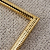 Modern dining chairs, dining room chairs, and golden leg cushioned chairs made of artificial W1151107095