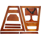 Wooden Double Solid Wood Feeding, Eat & Grow Portable High, Easy to Clean Baby Booster Chair in 80303157