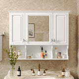 35'' x 28'' Wall Mounted Bathroom Medicine, Modern Bathroom Wall with Mirror, Mirror N710P209443K