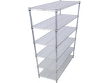 6 Tier 6000lbs Capacity NSF Metal Shelf Wire Shelving Unit, Heavy Duty Adjustable Storage Rack with W465142123