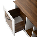 5-in-1 Entryway Bench with Coat Rack, 7 Sturdy Hooks, 2 Spacious Drawers and Adjustable Shelves, 88805831