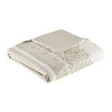 King/Cal King 3 Piece Cotton Duvet Cover Set with Chenille Tufting B035129139