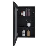 Juno 25.7" H x 15.7" W Narrow Mirror Medicine Cabinet, One door with Three interior Shelves for B200P240247