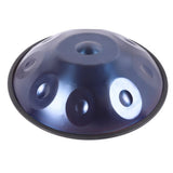 9 Notes Blue Solid Color Handpan Drum Steel Percussion Instrument 80215071