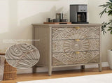 Single 3 Drawer Cabinet, American Furniture, Suitable for Bedroom, Living Room, Study W688P143785