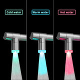 Heavy Duty Commercial Style LEDKitchen Sink Faucet, Single Handle Pre-Rinse Spring Sprayer Kitchen W1932P172301