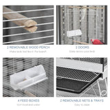 Bird Cage Starter Kit with Detachable Rolling Stand 28106760