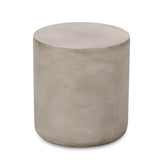 ZNTS Outdoor LightWeight Concrete Side Table,Light Gray 70886.00