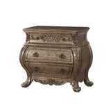 3 Drawers Nightstand in Vintage Oak Finish B016P253453