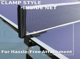 8ft Mid-Size Table Tennis Table Foldable & Portable Ping Pong Table Set for Indoor & Outdoor Games 37877415