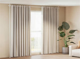 Drill-Free L-Shaped Room Divider Curtain Rod, Adjustable 28"-142"W x 4-10 ft H Heavy-Duty Partition 03193391