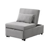 Folding Ottoman Sofa Bed Gray W2297P216470