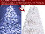 6ft 845 Branches Hanging Tree Structure PVC Material White Round Head 300 Lights Cool Color 8 Modes 76942325
