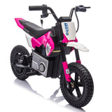 24V Kids Ride On Electric Toy Motocross Motorcycle,200W High Speed Hub Motor,Rear wheel shock W1578P225049