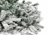 7.5ft Pre-lit Snow Flocked Pencil Christmas Tree with 1000 Branch Tips & 350 Lights, Remote Control, 73760358