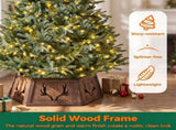 Wooden Christmas Tree Collar for 6/7.5/9 ft Artificial Trees31.5 x 27.5 x 10 Inch Xmas Tree Stand 14969308