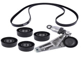 6Pcs Drive Belt Kit W/ Tensioner & Idler Pulleys For 2012-2018 Jeep Wrangler JK 3.6L 04627038AA 27502651