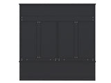 Modern Hallway Hall Tree Metal Hooks and Storage Space, Multi-Functional Entryway Coat Rack W1580P327017
