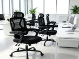 Ergonomic Mesh Office Chair with Adjustable Headrest & Lumbar Support, 90&deg-135&deg Reclining 55027118