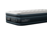 Twin Air Mattress with Built-in Pump, 18in Raised Comfort Blow up Mattress, Double Chamber Airbed, 64474579