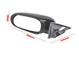 Left Manual Fold Non-Heated Door Mirror Fits for Kia Soul LX Hatchback 2.0L L4 2020-2025 Black 1Pc 25975376